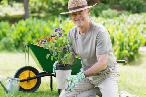 Urban garden planning and planting in Brentcross